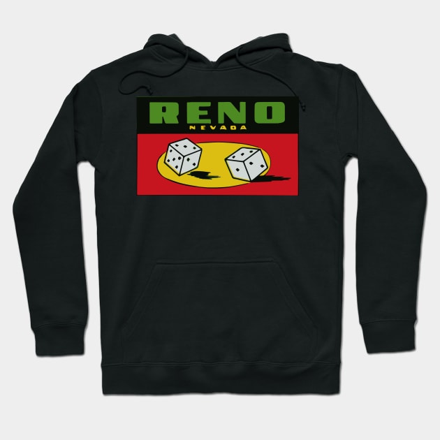 RENO NEVADA DICE Hoodie by HAGEN